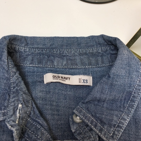 💐Denim button down top💐 - Picture 3 of 3